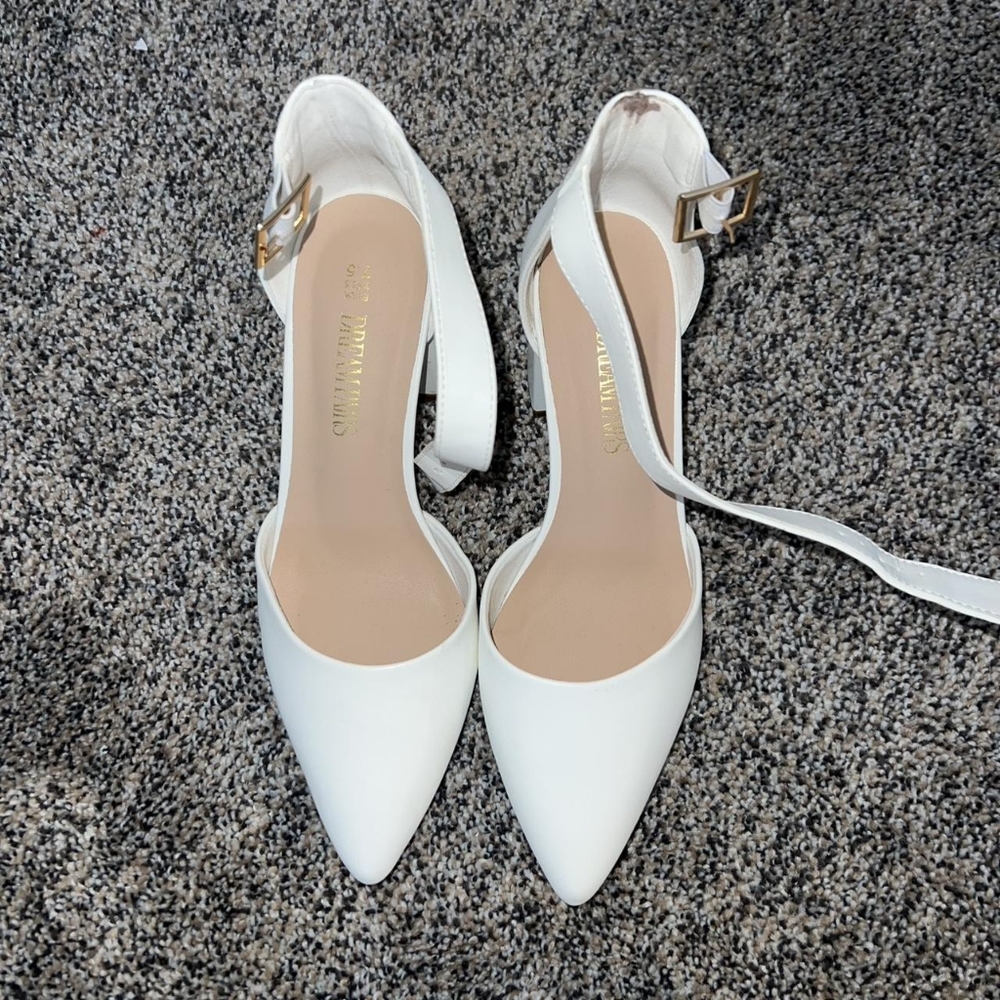 Women's White High Heels